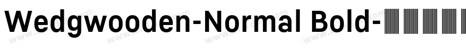 Wedgwooden-Normal Bold字体转换